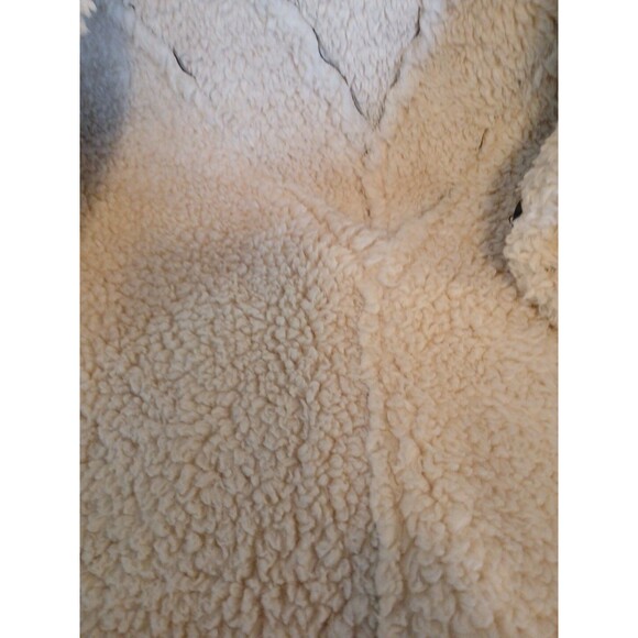 Cripple Creek Brown Faux Leather & White Shearling Trim & Lining Womens Medium - Picture 16 of 16